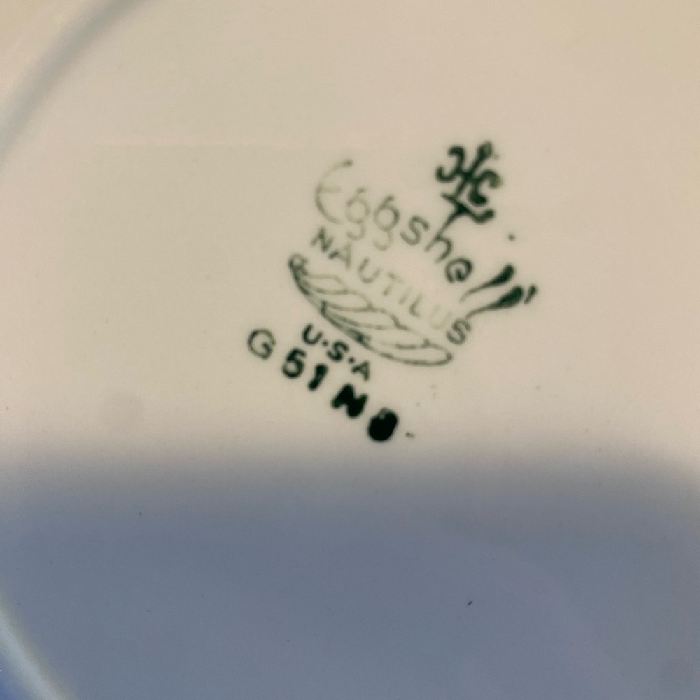 Homer‎ Laughlin Eggshell Nautilus Bowls  (8)  Ferndale pattern - Picture 4 of 7